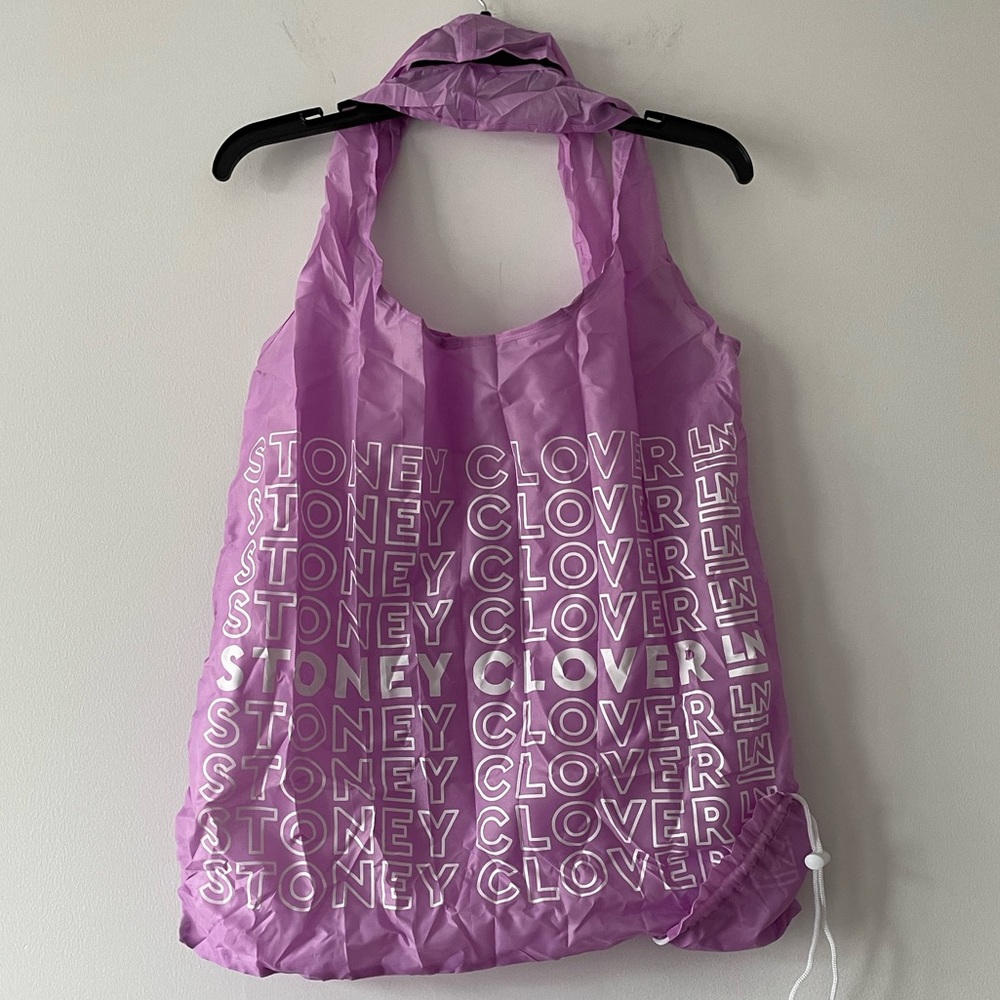 Stoney Clover Lane Purple Grape Reusable Tote Shopping Bag